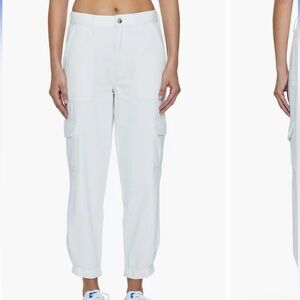 Pistola White Josephine Ankle Barrel Leg Cargo Jeans Women’s Sz 24 NWT